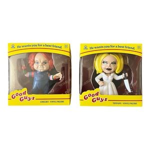 SET 2 CHUCKY TIFFANY 4.5" Vinyl Figure NEW NIB FIGURES GOOD GUYS